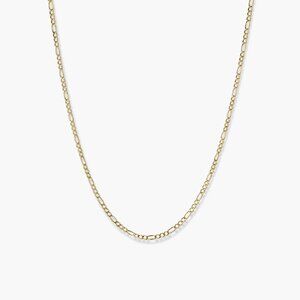 Mejuri Figaro Chain Necklace – 14k Yellow Gold (18") | Brand New, Never Worn